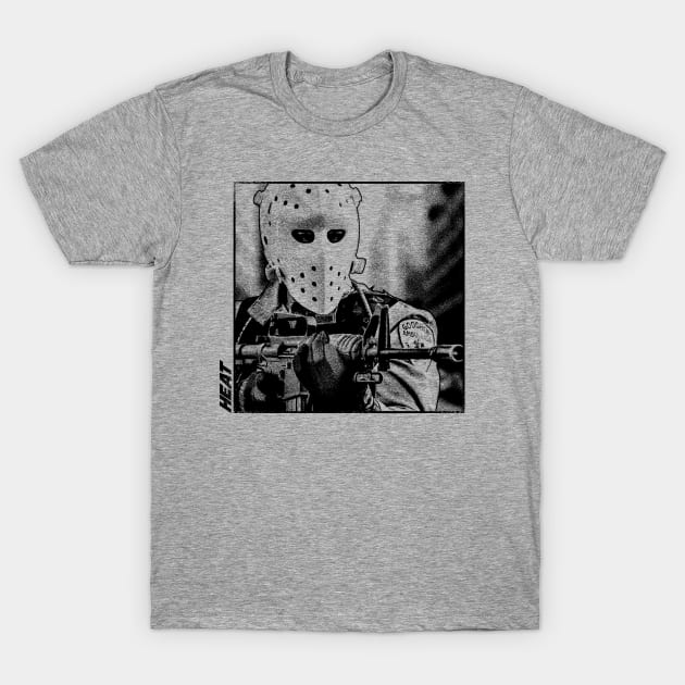 Heat Classic Bank Robbery Movie T-Shirt by Zen Cosmos Official